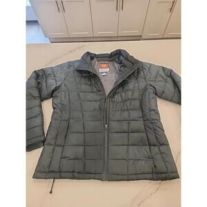 Columbia THERMAL COIL SizeXL Mens BLK Full Zip Stand Collar Insulated